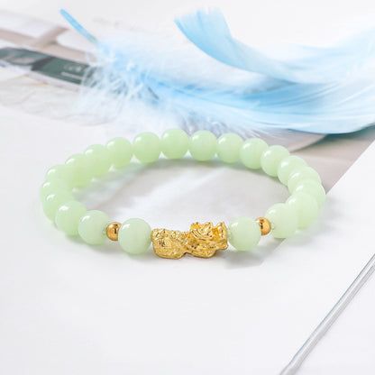 Bracelet Pixiu Traditionnel – Bracelet Chinois en Perles Énergétiques